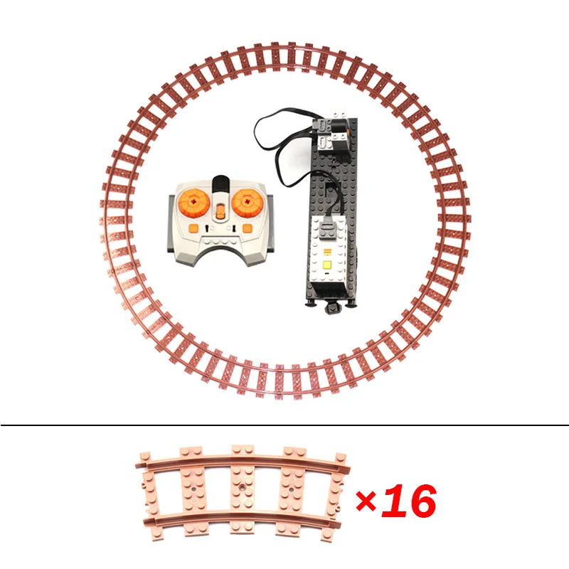 MOC City Bricks telecontrol Trains Flexible Parts Railway Curved Straight Tracks Building Blocks Model Accessories Toys for kids
MOC City Bricks telecontrol Trains Flexible Parts Railway Curved Straight Tracks Building Blocks Model Accessories Toys for kids
