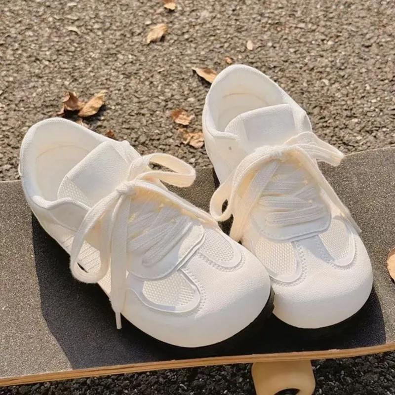 Versatile Flat Sneakers: Breathable and Comfortable Summer Women's Shoes with Mesh Upper – Perfect with Dresses, White Sneakers
Versatile Flat Sneakers: Breathable and Comfortable Summer Women's Shoes with Mesh Upper – Perfect with Dresses, White Sneakers