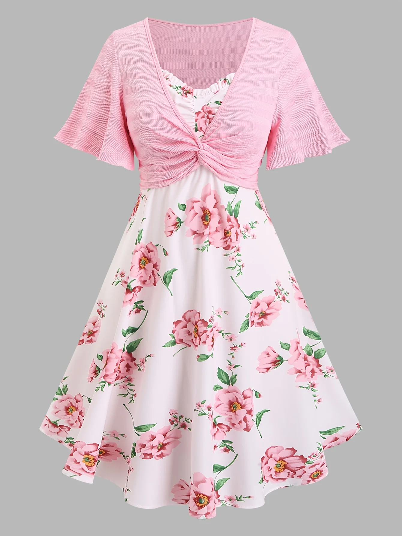 Elegant Large-Sized Knitted Cardigan for Women Spring Summer Floral Printed Inner Long Dress Ensemble
Elegant Large-Sized Knitted Cardigan for Women Spring Summer Floral Printed Inner Long Dress Ensemble