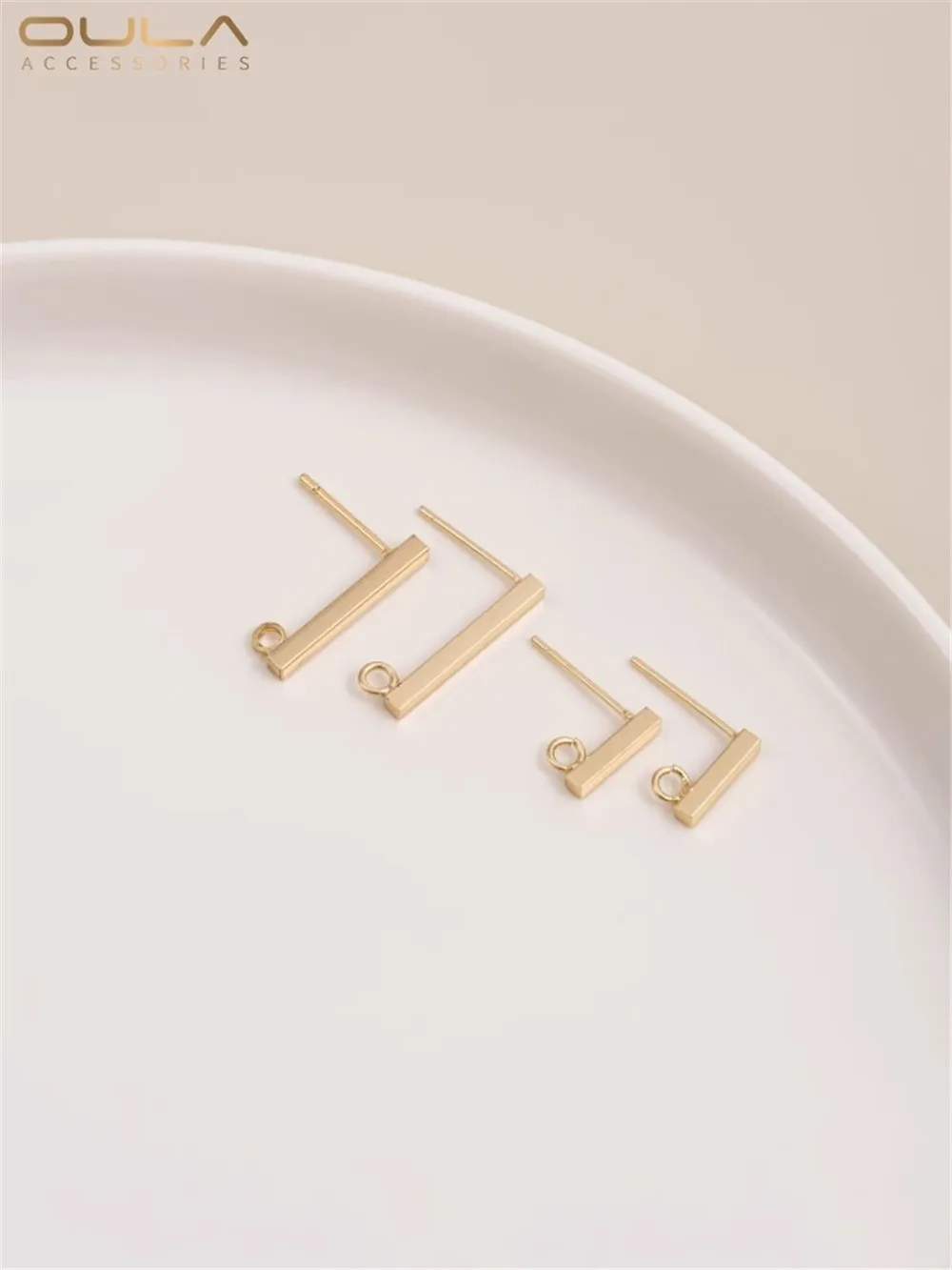 14K Bag Gold Color T-shaped Earrings Long Strip Square Thread Earpin Handmade Diy Earrings with Hanging Ring Earrings Accessorie
14K Bag Gold Color T-shaped Earrings Long Strip Square Thread Earpin Handmade Diy Earrings with Hanging Ring Earrings Accessorie