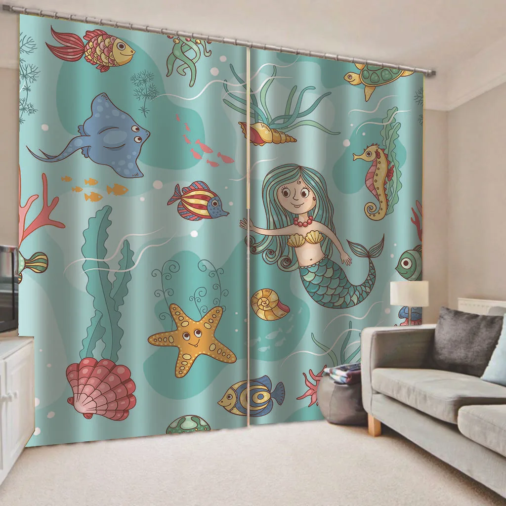 3D Printing Shower Curtain Polyester Waterproof cartoon curtains Waterproof Thickened Polyester
3D Printing Shower Curtain Polyester Waterproof cartoon curtains Waterproof Thickened Polyester