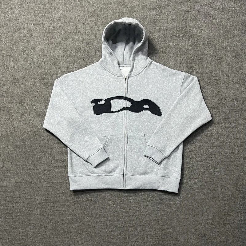 Ida Sply Zipper Hoodie Chest Towel Embroidery Label Cotton Sweatshirts Men Women High Quality Casual Gray Loose Hooded Pullovers
Ida Sply Zipper Hoodie Chest Towel Embroidery Label Cotton Sweatshirts Men Women High Quality Casual Gray Loose Hooded Pullovers
