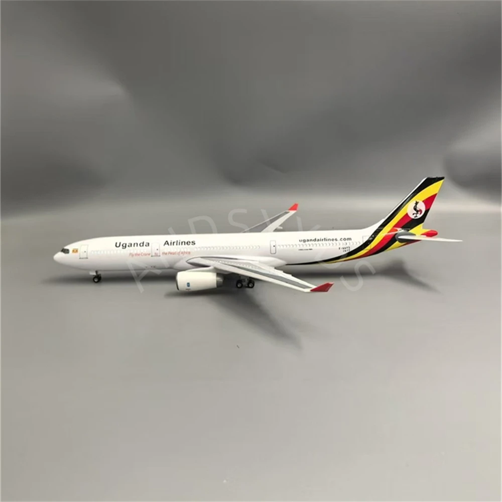 47cm Scale Airplane Air Uganda Aircraft A330 Resin Material With lights Plane Model Ornaments Crafts For Home Collections Gifts
47cm Scale Airplane Air Uganda Aircraft A330 Resin Material With lights Plane Model Ornaments Crafts For Home Collections Gifts