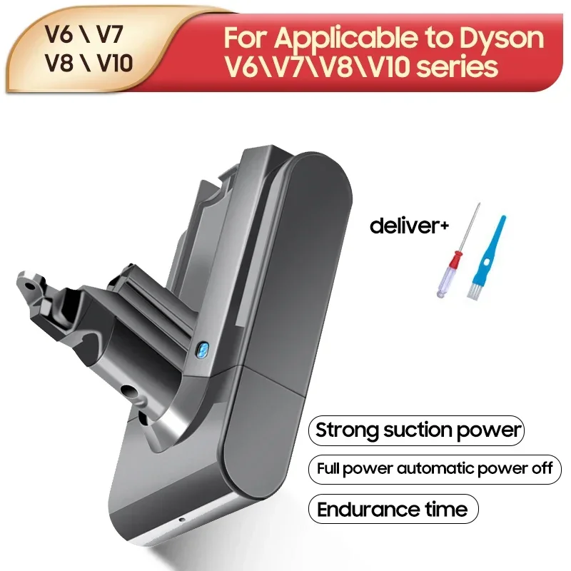 Replacement Battery For Dyson V6 V7 V8 V10 Series SV12 SV11 SV10 DC62 SV03 SV05 SV06 SV07 SV09 Handheld Vacuum Cleaner Battery
Replacement Battery For Dyson V6 V7 V8 V10 Series SV12 SV11 SV10 DC62 SV03 SV05 SV06 SV07 SV09 Handheld Vacuum Cleaner Battery