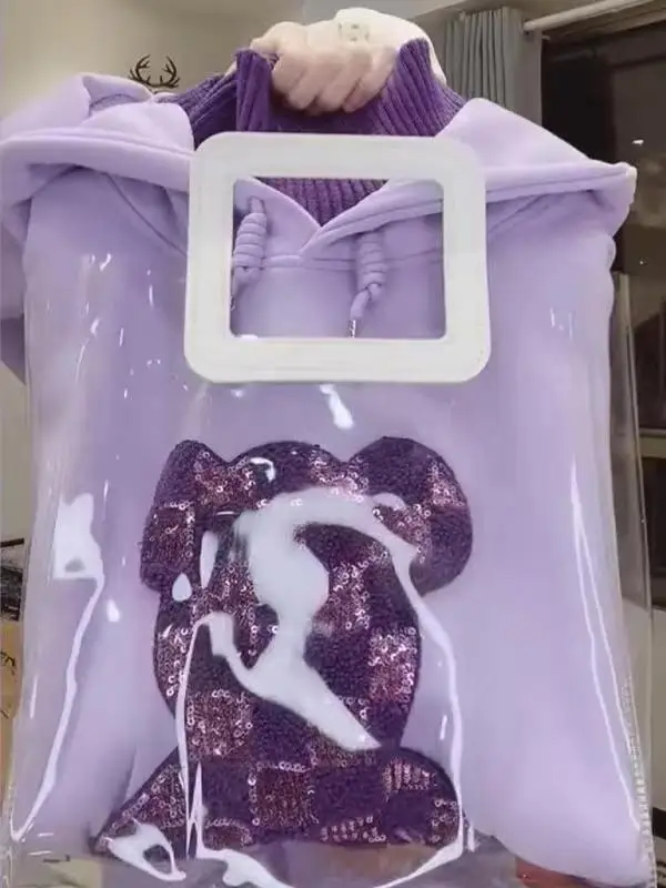 plus Size 300 Pou Unique Thiened Fce Hooded Bear Print Women's Trendy European Sle INS Fake Two-Piece Sweatirt
plus Size 300 Pou Unique Thiened Fce Hooded Bear Print Women's Trendy European Sle INS Fake Two-Piece Sweatirt