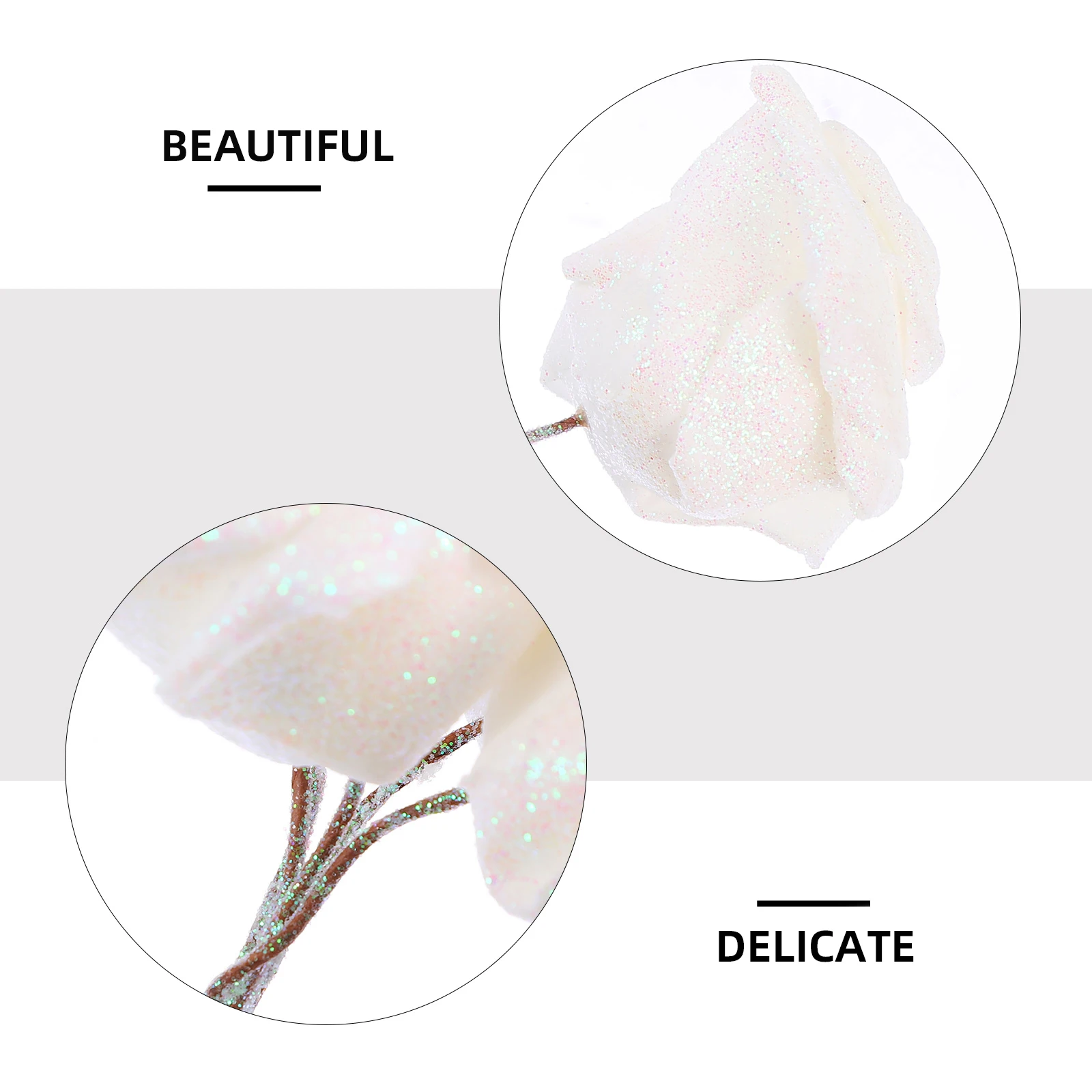 50 Pcs Simulation Crystal Rose Wedding Decor Flower Decoration Head White Pe Artificial Picks Bride
50 Pcs Simulation Crystal Rose Wedding Decor Flower Decoration Head White Pe Artificial Picks Bride
