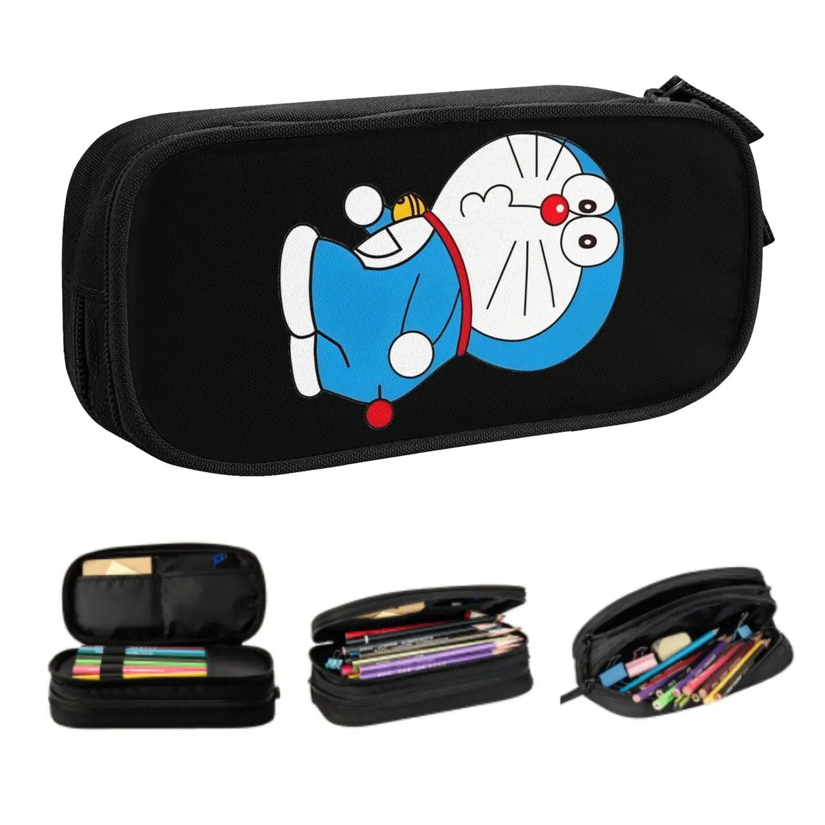 Custom Kawaii Playful D-Doraemons Cat Pencil Case for Boys Gilrs Blue Robot Large Capacity Pen Bag Box Stationery
Custom Kawaii Playful D-Doraemons Cat Pencil Case for Boys Gilrs Blue Robot Large Capacity Pen Bag Box Stationery