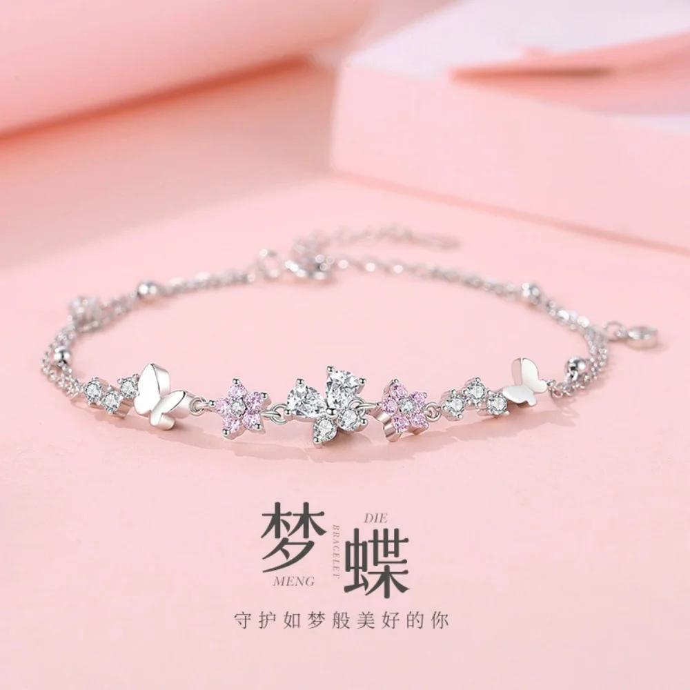 Браслет-бабочка мечты из стерлингового серебра 925 пробы для женщин — изысканные дизайнерские украшения с цветочным шармом
Браслет-бабочка мечты из стерлингового серебра 925 пробы для женщин — изысканные дизайнерские украшения с цветочным шармом