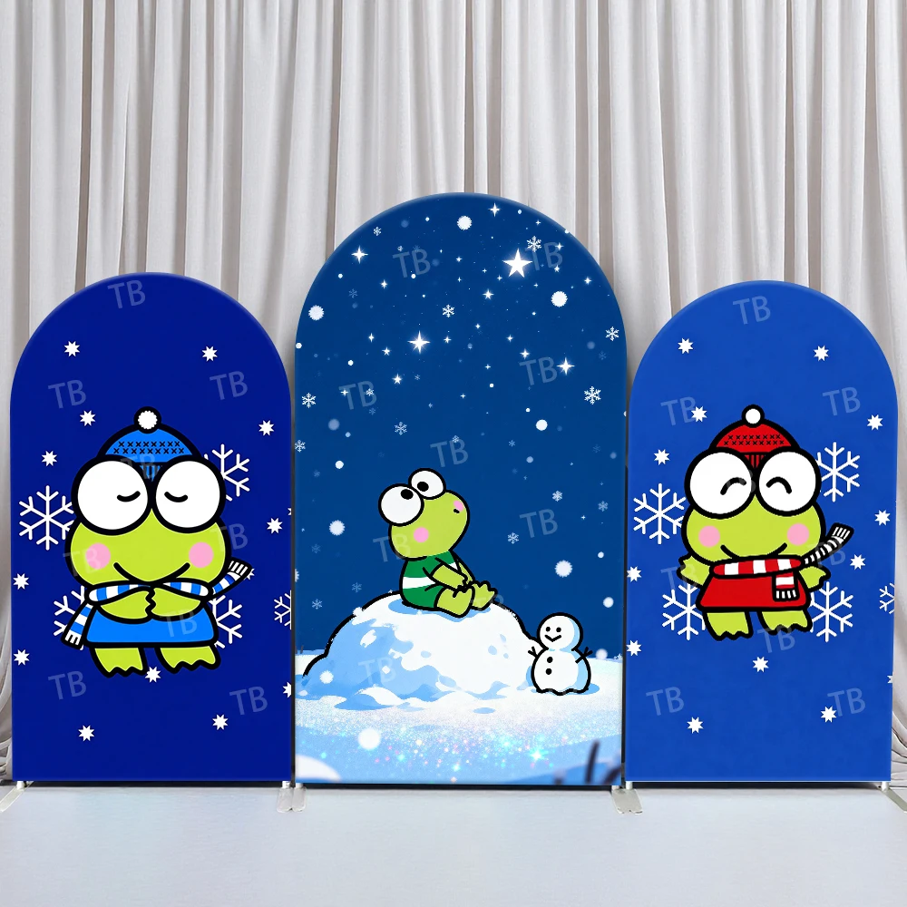 Sanrio Keroppi Winter Starry Fun Style Arch Backdrop Cover Cozy Festive Scene For Kids Birthday Baby Shower Photo Booth Decor
Sanrio Keroppi Winter Starry Fun Style Arch Backdrop Cover Cozy Festive Scene For Kids Birthday Baby Shower Photo Booth Decor