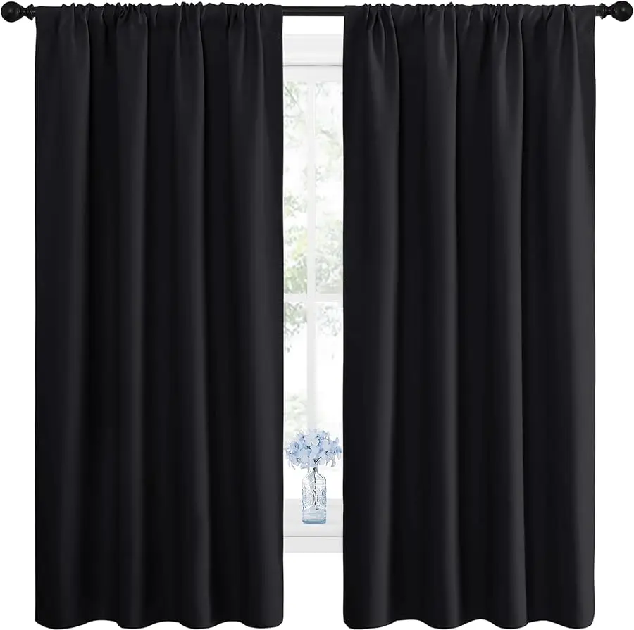 Halloween Black Blackout Curtain Blinds - Solid Thermal Insulated Window Treatment Blackout Drapes/Draperies for Bedroom (2 Pane
Halloween Black Blackout Curtain Blinds - Solid Thermal Insulated Window Treatment Blackout Drapes/Draperies for Bedroom (2 Pane