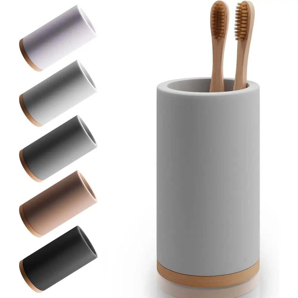 Toothbrush Holder Diatomite Tooth Brush Organizer - Storage Stand for Small Bathroom & Counter - Removable Base & Drain Holes, W
Toothbrush Holder Diatomite Tooth Brush Organizer - Storage Stand for Small Bathroom & Counter - Removable Base & Drain Holes, W