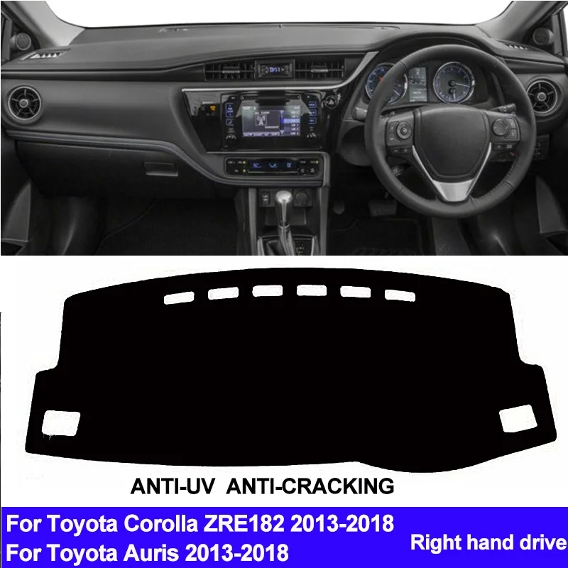 Car Dash Mat Dashboard Cover For Toyota Corolla Auris ZRE182 2013 2014 2015 2016 2017 2018 Sun Shade Carpet Auto Car Styling
Car Dash Mat Dashboard Cover For Toyota Corolla Auris ZRE182 2013 2014 2015 2016 2017 2018 Sun Shade Carpet Auto Car Styling