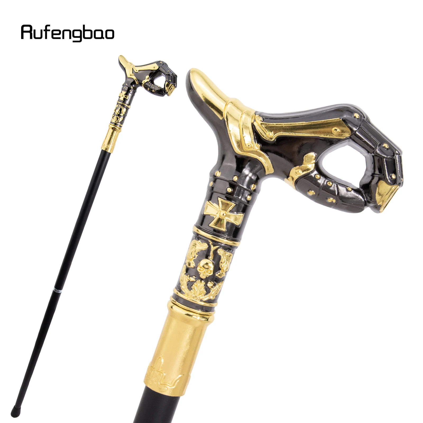 Golden Black OK Luxury Flower Cane Fashion Decorative Walking Stick Elegant Cosplay Cane Crosier 93cm Performance Stage Cane
Golden Black OK Luxury Flower Cane Fashion Decorative Walking Stick Elegant Cosplay Cane Crosier 93cm Performance Stage Cane