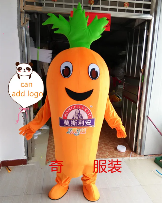 Vegetables Theme Carrot Mascot Costume Role Playing Cartoon Clothing Adult Size for Halloween Party Event Advertising Dress
Vegetables Theme Carrot Mascot Costume Role Playing Cartoon Clothing Adult Size for Halloween Party Event Advertising Dress