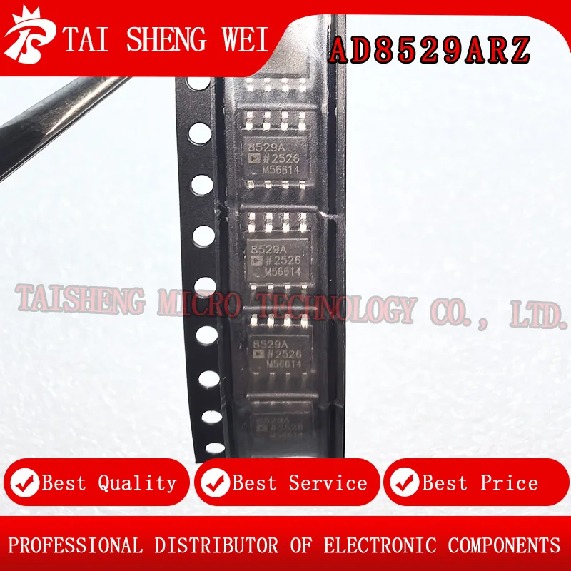 5PCS Brand New AD8529ARZ-REEL AD8529AR AD8529ARZ AD8529 Marking 8529A Rail-to-Rail Operational Amplifier SOP-8 Package
5PCS Brand New AD8529ARZ-REEL AD8529AR AD8529ARZ AD8529 Marking 8529A Rail-to-Rail Operational Amplifier SOP-8 Package