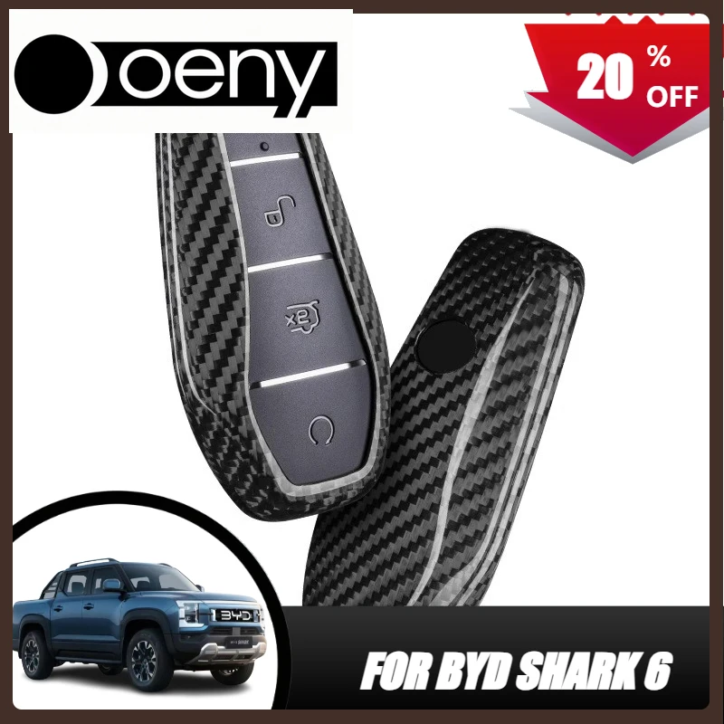 Fit For BYD Shark 2025 Key sets Carbon Fiber Protective case Remote control key chain Car accessories tools
Fit For BYD Shark 2025 Key sets Carbon Fiber Protective case Remote control key chain Car accessories tools