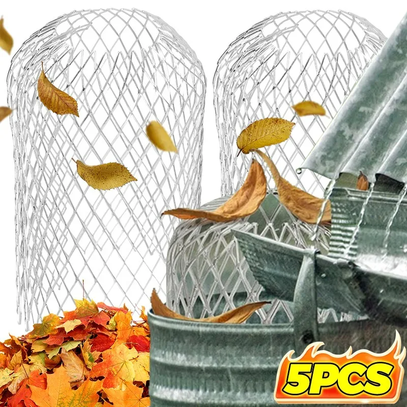 1/5pc Downspout Guard Filter Gutter Filter Mesh Aluminum Expandable Gutter Strainer Screen Protector From Leaves Debris Clogging
1/5pc Downspout Guard Filter Gutter Filter Mesh Aluminum Expandable Gutter Strainer Screen Protector From Leaves Debris Clogging