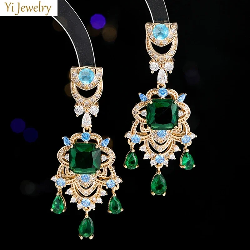 Vintage Red Green White Triangle Earrings for Women Luxury Bridal Wedding Party Jewelry Female Gift Pendant Earrings
Vintage Red Green White Triangle Earrings for Women Luxury Bridal Wedding Party Jewelry Female Gift Pendant Earrings