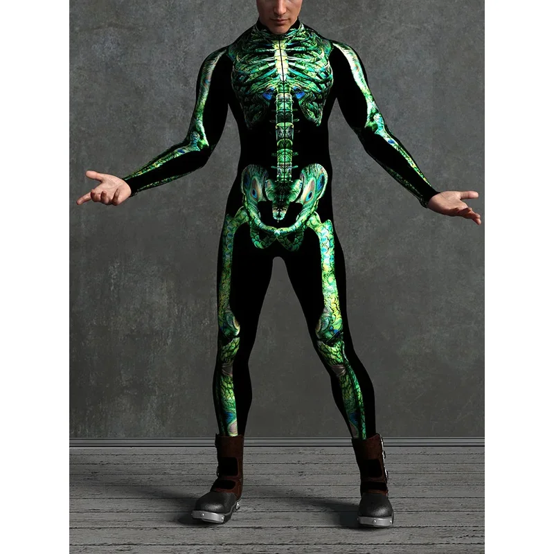 Men's Skull Skeleton Tights Jumpsuit Halloween Zentai Suit Set Cosplay Bodysuit Unique Costume Party Masquerade Robot Clothing
Men's Skull Skeleton Tights Jumpsuit Halloween Zentai Suit Set Cosplay Bodysuit Unique Costume Party Masquerade Robot Clothing