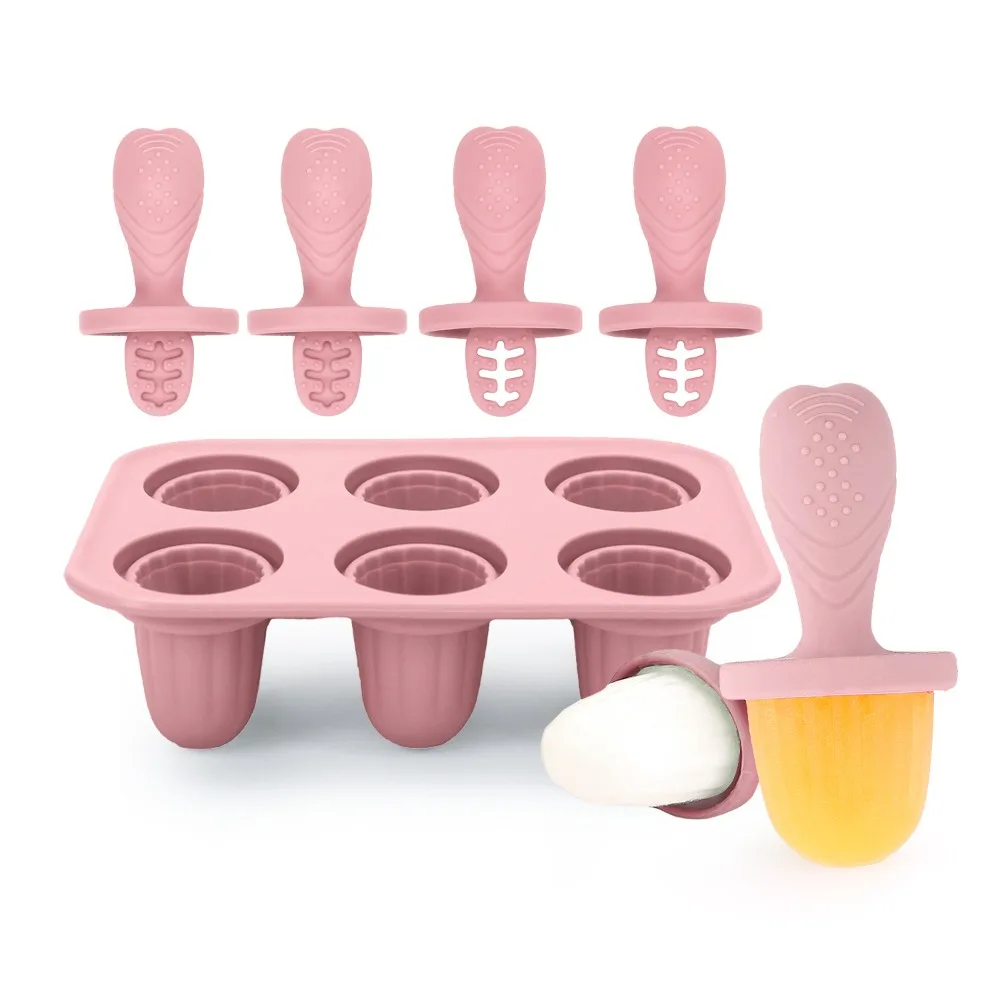 Premium 6 Cavity Silicone Popsicle Molds Food Grade BPA Free Breastmilk Popsicle Molds Reusable Drip-Proof Ice Pop Mold Toddlers
Premium 6 Cavity Silicone Popsicle Molds Food Grade BPA Free Breastmilk Popsicle Molds Reusable Drip-Proof Ice Pop Mold Toddlers