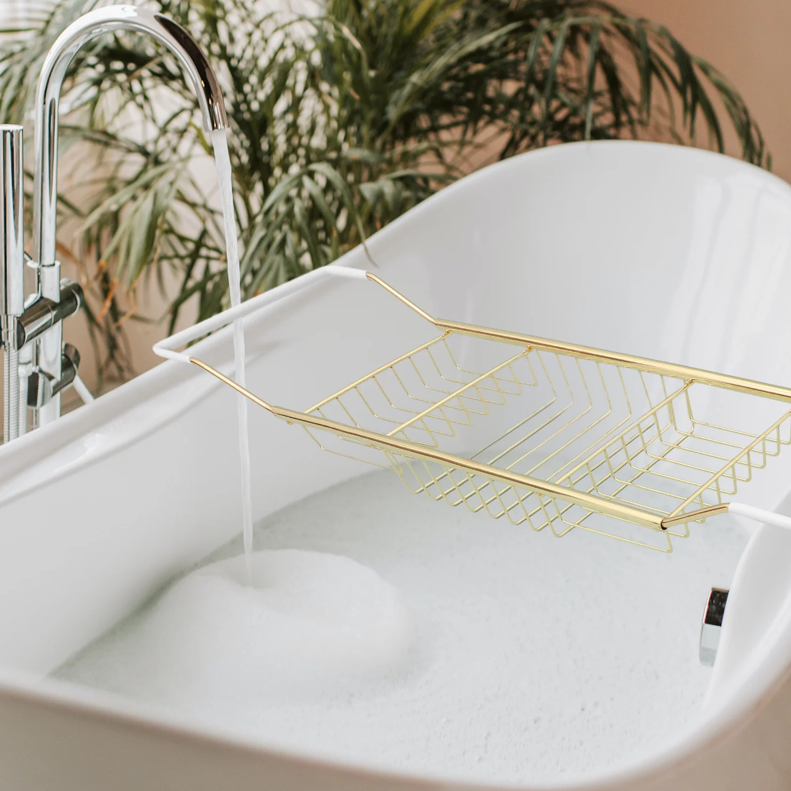 Stainless Steel Telescopic Bathtub Rack Adjustable Anti-Slip Bathroom Storage Organizer Tray Holder for Books Tablets Wine Glass
Stainless Steel Telescopic Bathtub Rack Adjustable Anti-Slip Bathroom Storage Organizer Tray Holder for Books Tablets Wine Glass