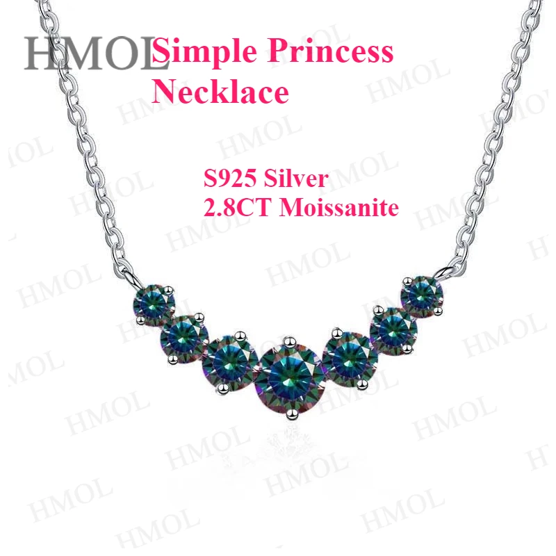 Moissanite Necklace Seven Princess Round Cut Pendant Multicolor 2.8CT For Women Wedding Anniversary Party Gifts Charms Jewelry
Moissanite Necklace Seven Princess Round Cut Pendant Multicolor 2.8CT For Women Wedding Anniversary Party Gifts Charms Jewelry
