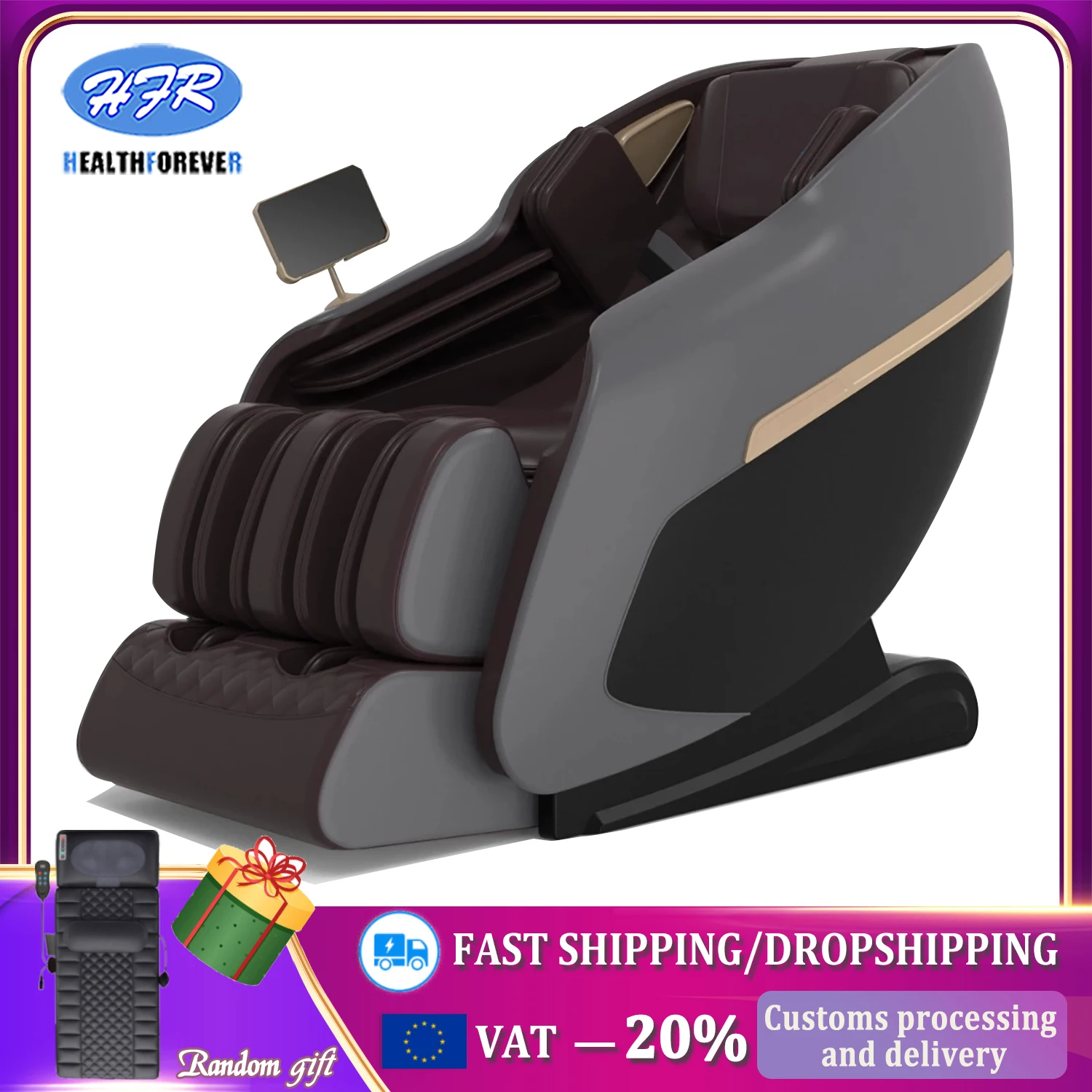 3-year warranty Massage Chair Full Body 4d Zero Gravity Shiatsu Automatic Heating Massage Chair Bluetooth Music Thai Stretching
3-year warranty Massage Chair Full Body 4d Zero Gravity Shiatsu Automatic Heating Massage Chair Bluetooth Music Thai Stretching