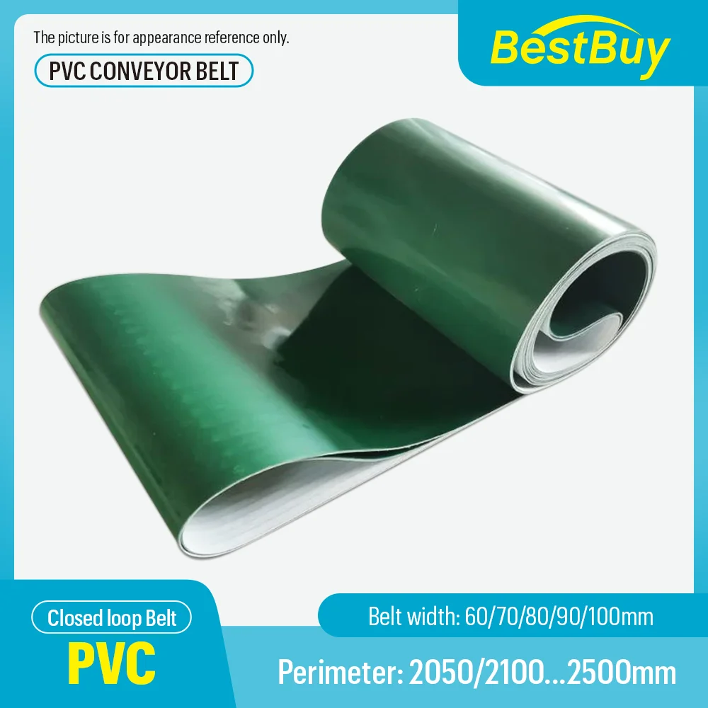 PVC Industrial Transmission Conveyor Belt Customizable Width 60mm-100mm Perimeter 2050mm-2500mm for Enhanced Efficiency
PVC Industrial Transmission Conveyor Belt Customizable Width 60mm-100mm Perimeter 2050mm-2500mm for Enhanced Efficiency