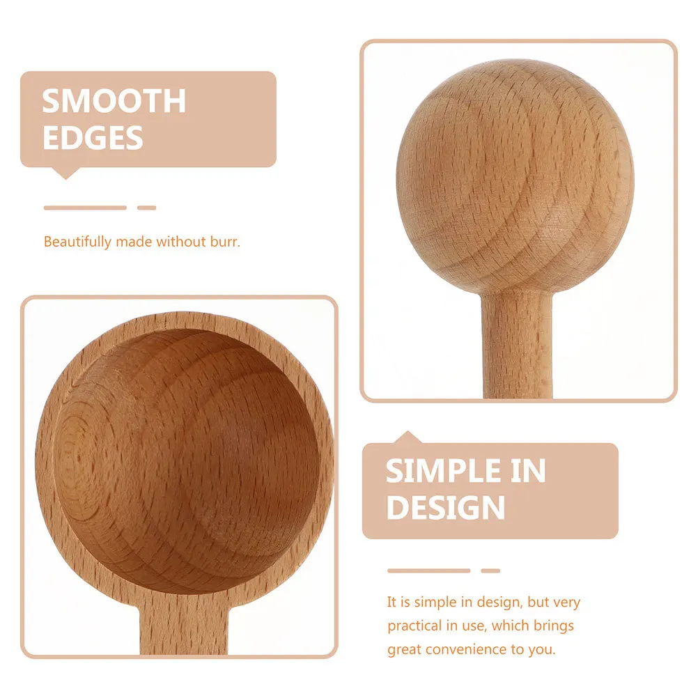 2Pcs Wooden Measuring Spoons Sturdy Kitchen Powder Scoop Coffee Bean Milk Powder Measuring Tool Creative Household Scoop
2Pcs Wooden Measuring Spoons Sturdy Kitchen Powder Scoop Coffee Bean Milk Powder Measuring Tool Creative Household Scoop