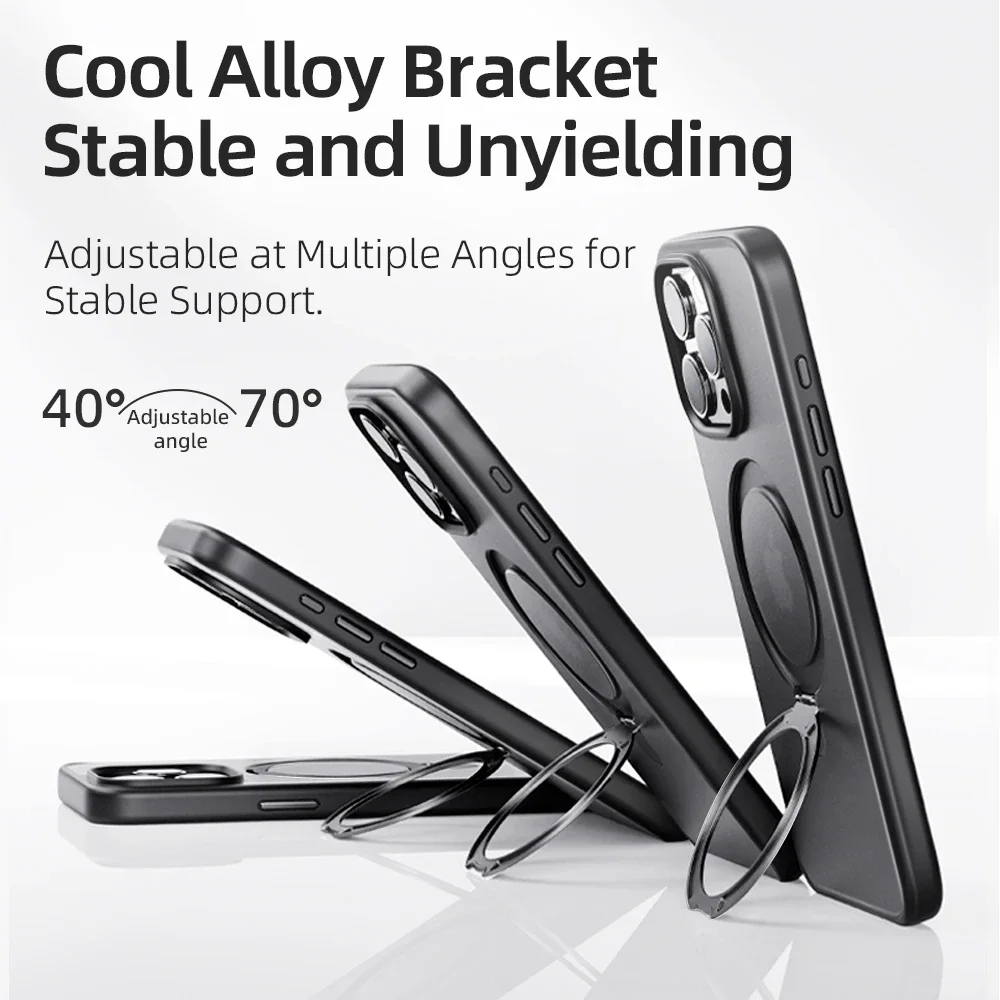 ROCK Translucent N52 Magnets Phone Case for iPhone 15 Pro Max with Magnetic Invisible Stand Shockproof Back Case for iPhone 15
ROCK Translucent N52 Magnets Phone Case for iPhone 15 Pro Max with Magnetic Invisible Stand Shockproof Back Case for iPhone 15