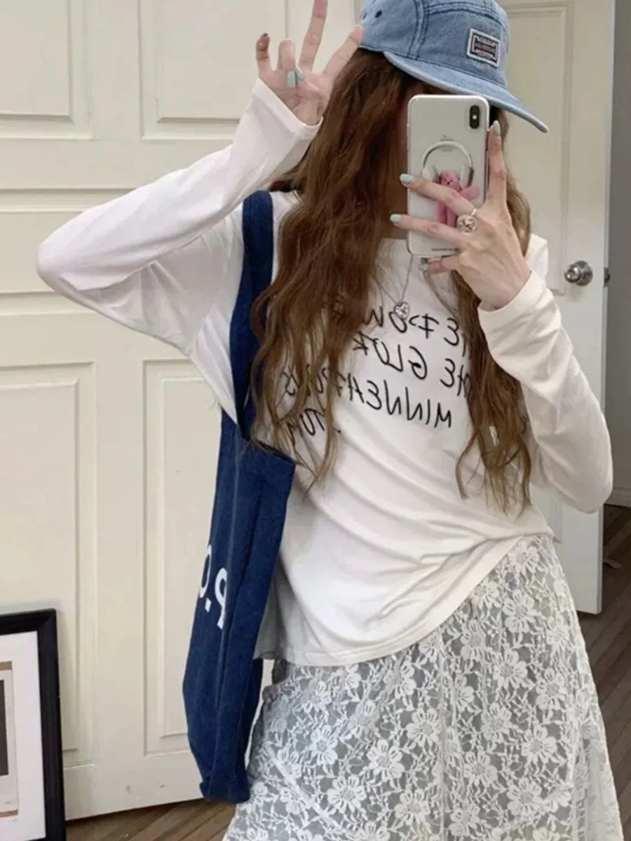 Уникальный дизайн, кружевная юбка, женская осенне-зимняя базовая юбка, фартук для занавески, корейская юбка трапециевидной формы
Уникальный дизайн, кружевная юбка, женская осенне-зимняя базовая юбка, фартук для занавески, корейская юбка трапециевидной формы