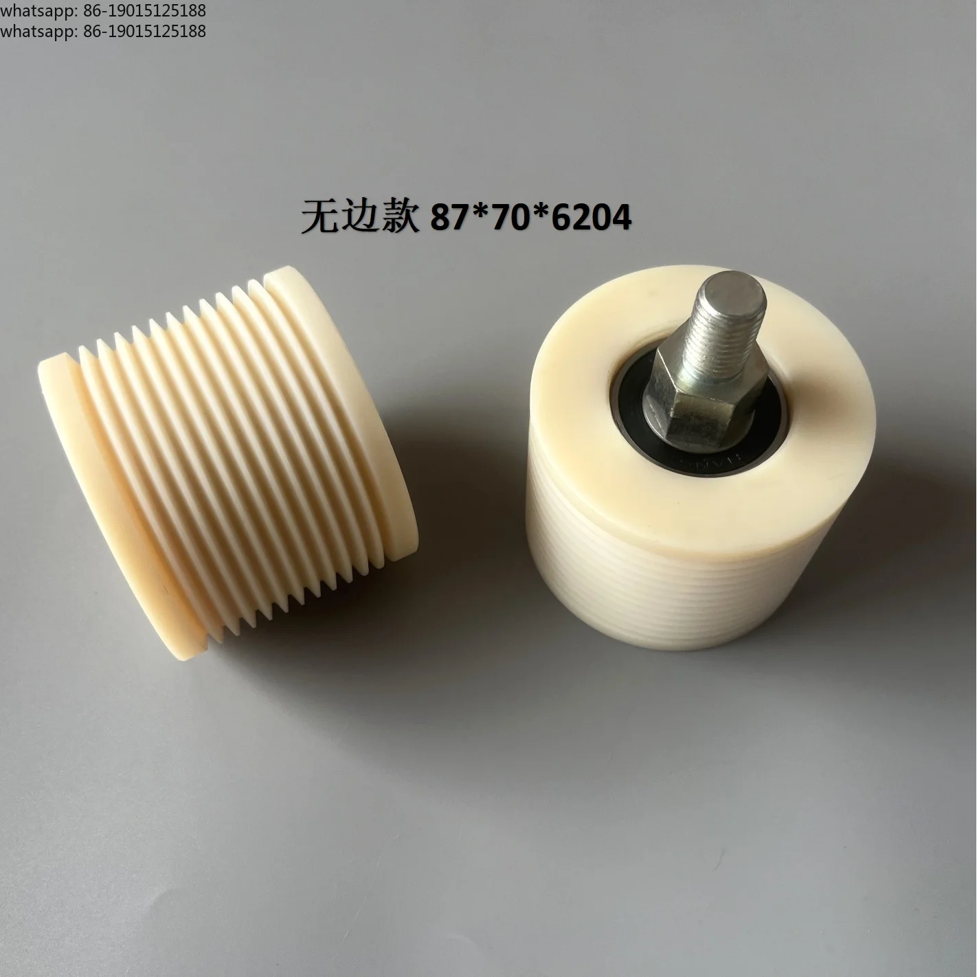 9300 Escalator Multi-wedge Belt Pulley 87/97 * 70 * 6204 Escalator Handrail with Pressure Belt Supporting Wheel
9300 Escalator Multi-wedge Belt Pulley 87/97 * 70 * 6204 Escalator Handrail with Pressure Belt Supporting Wheel