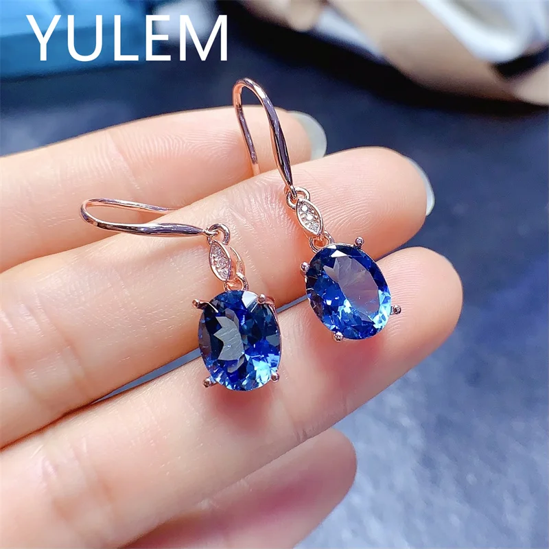 Earrings for Women Natural Topaz 100% 925 Sterling Silver 8x10mm Luxury Fine Jewelry Gifts 2025 Trend
Earrings for Women Natural Topaz 100% 925 Sterling Silver 8x10mm Luxury Fine Jewelry Gifts 2025 Trend