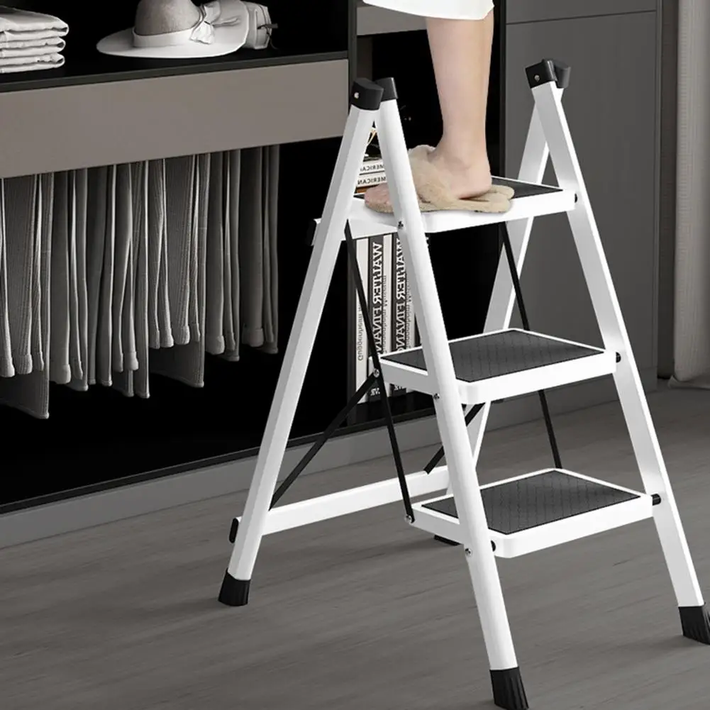 3 Step Folding Ladder 330 Lbs Capacity Lightweight Portable Ladder with Anti-Slip Wide Pedals Adults Household Herringbone Ladde
3 Step Folding Ladder 330 Lbs Capacity Lightweight Portable Ladder with Anti-Slip Wide Pedals Adults Household Herringbone Ladde