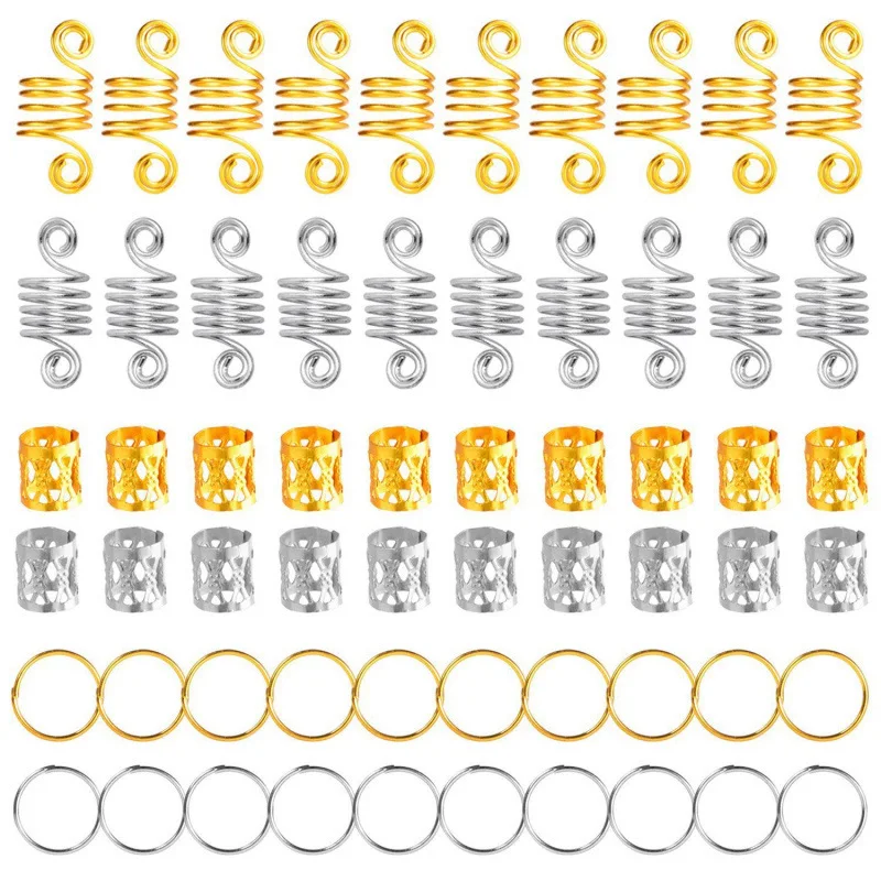 Hair Extension Rings Braid Beads Locs Decorative Loops Set Hair Jewelry for African Dreadlocks 60pcs
Hair Extension Rings Braid Beads Locs Decorative Loops Set Hair Jewelry for African Dreadlocks 60pcs