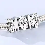 Mom Bead 925 Sterling Silver Charm Love Mother Fit Bracelet Making For Man Woman Jewelry Gift
Mom Bead 925 Sterling Silver Charm Love Mother Fit Bracelet Making For Man Woman Jewelry Gift