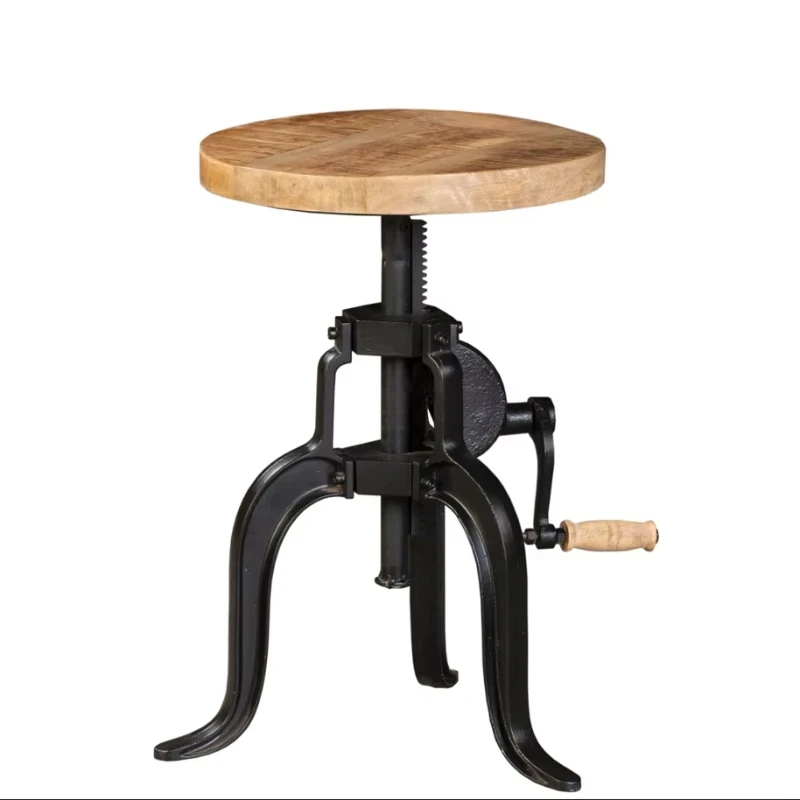 Stool Industrial Style Height Adjustable Iron Black Vintage
Stool Industrial Style Height Adjustable Iron Black Vintage
