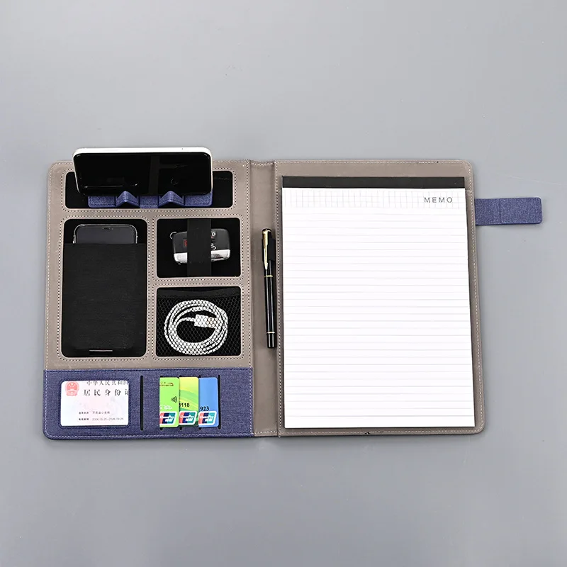 Multifunctional A4 Folder with Mobile Phone Holder Pen Holder Headphone Storage Memo Clipboard Business Office Conference Folder
Multifunctional A4 Folder with Mobile Phone Holder Pen Holder Headphone Storage Memo Clipboard Business Office Conference Folder