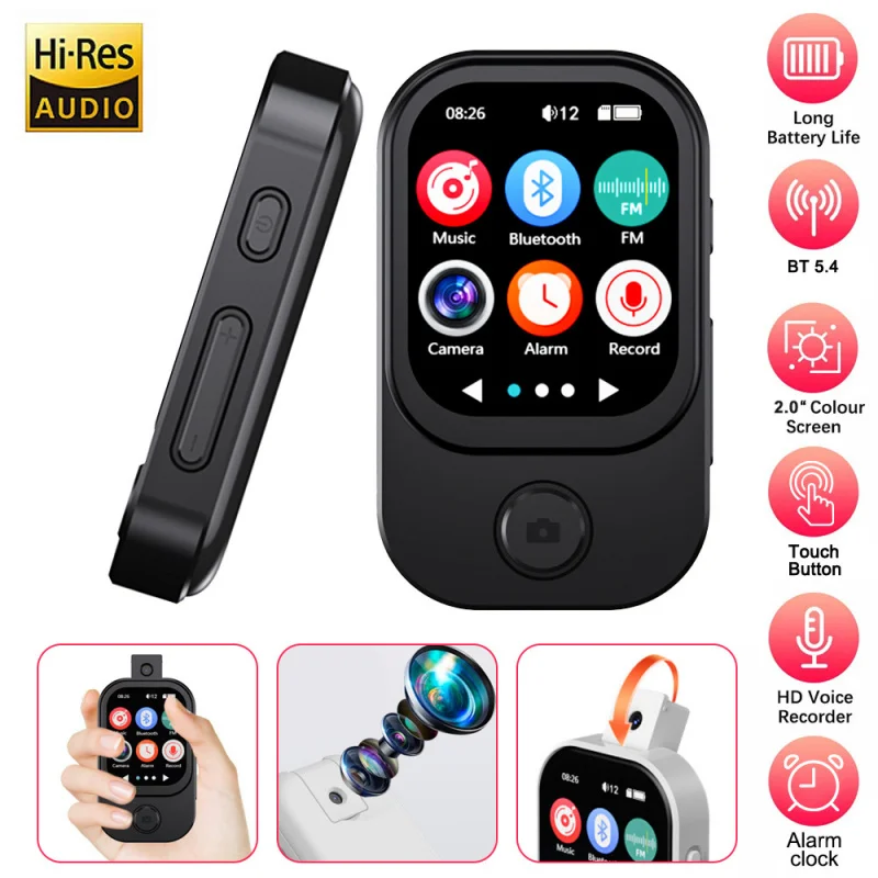 MP3/MP4Photo and video recording radio, Bluetooth portable player, walkman
MP3/MP4Photo and video recording radio, Bluetooth portable player, walkman