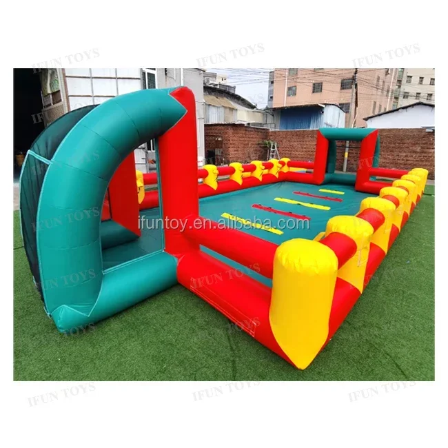 Giant inflatable soccer field air tight Inflatable human foosball Inflatable human table football
Giant inflatable soccer field air tight Inflatable human foosball Inflatable human table football