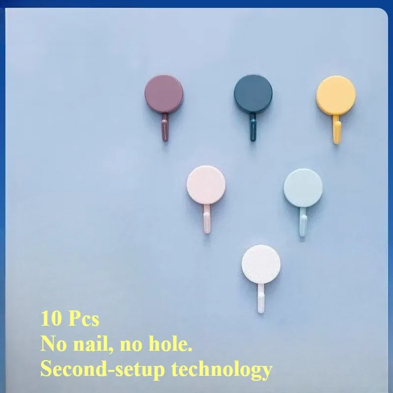 50 Pcs Cute Macaron Color Wall Hook Key Hanger Hat Decoration Adhesive Kitchen Bathroom Organizer Non-punching Home Accessories
50 Pcs Cute Macaron Color Wall Hook Key Hanger Hat Decoration Adhesive Kitchen Bathroom Organizer Non-punching Home Accessories