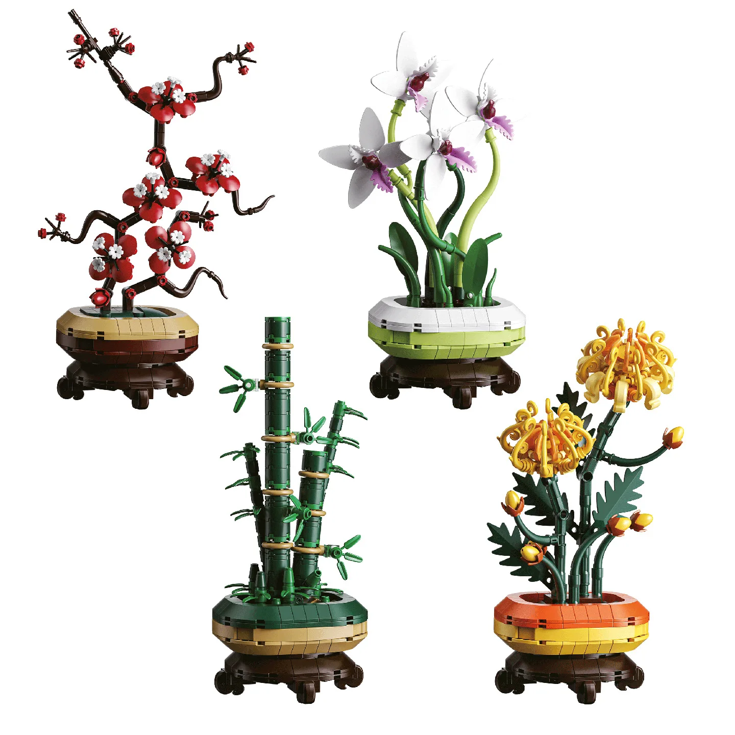 3D Flower Building Blocks Puzzle - Chinese Style Potted Plant Home Decor DIY Assembly Toy for Children
3D Flower Building Blocks Puzzle - Chinese Style Potted Plant Home Decor DIY Assembly Toy for Children