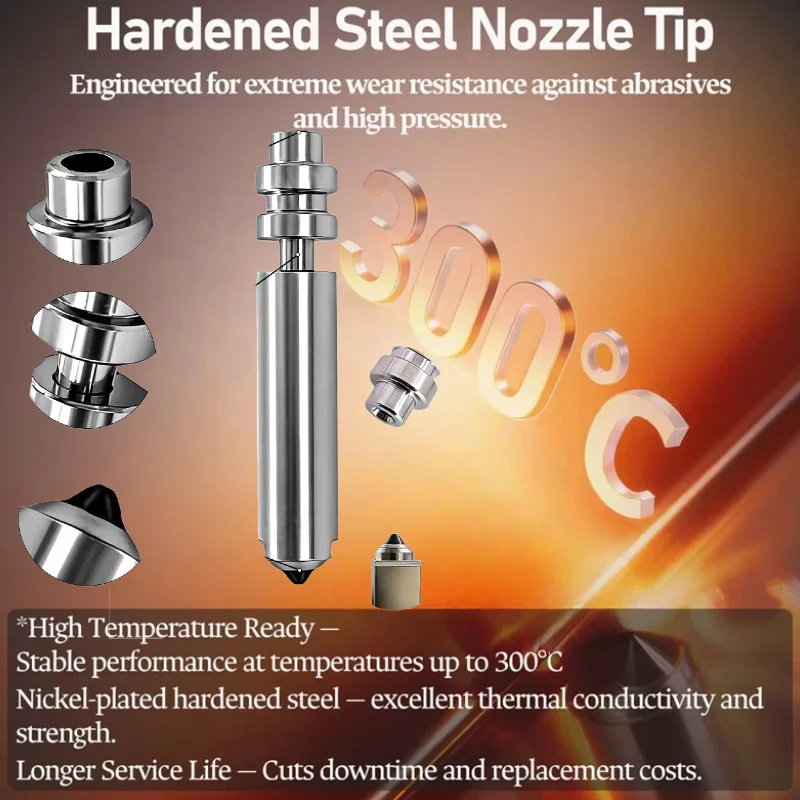 Upgrade Anycubic Kobra X Hotend Bimetallic Nozzle High Temperature For Anycubic Kobra X 0.2/0.4/0.6/0.8mm 3D Printers Accessorie
Upgrade Anycubic Kobra X Hotend Bimetallic Nozzle High Temperature For Anycubic Kobra X 0.2/0.4/0.6/0.8mm 3D Printers Accessorie