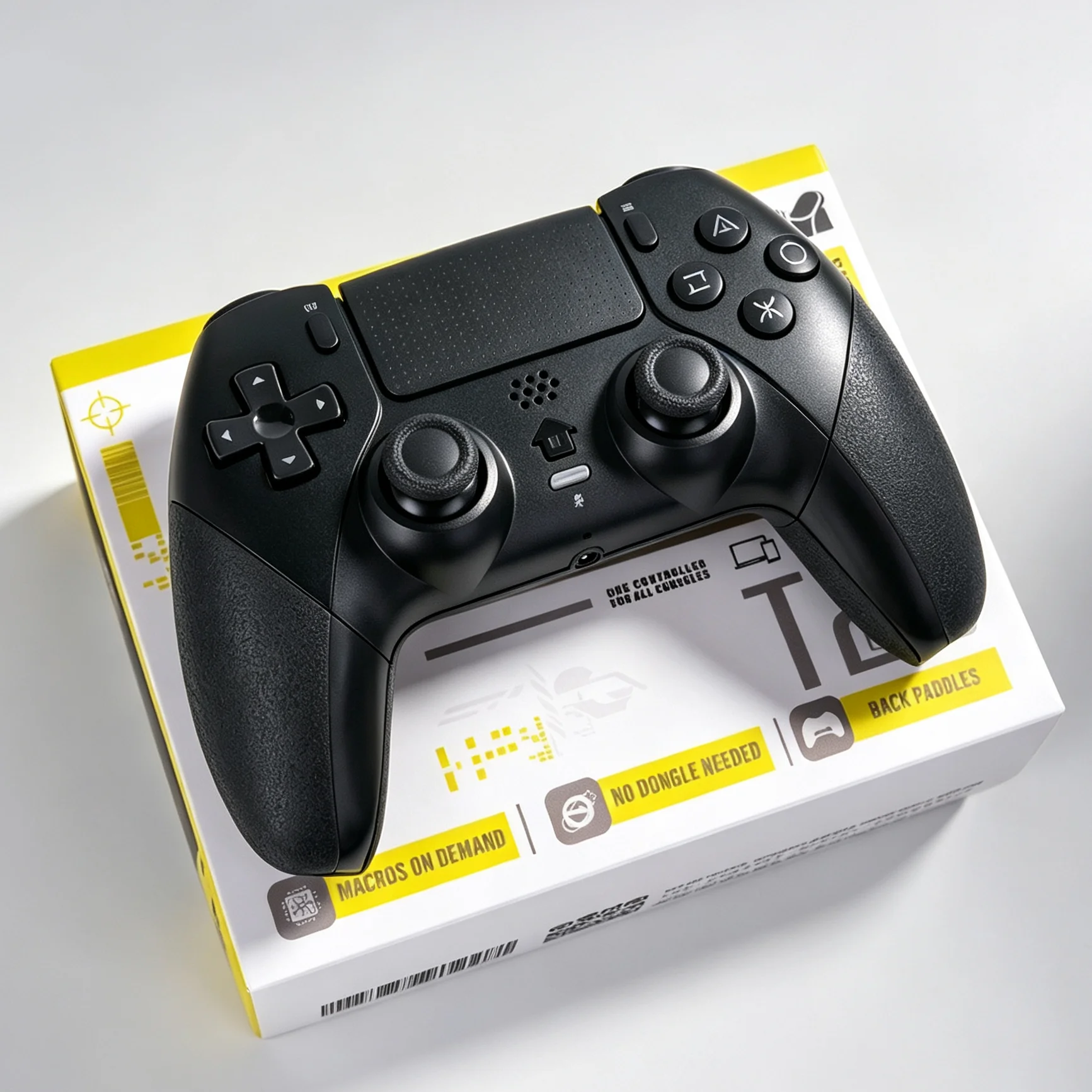 OMOX T29 Ultra Wireless Gamepad with Macro Buttons 6-Axis Gyro And Adaptive Triggers 1500mAh for PS5/PS4/Xbox/NS2/PC/iOS/Android
OMOX T29 Ultra Wireless Gamepad with Macro Buttons 6-Axis Gyro And Adaptive Triggers 1500mAh for PS5/PS4/Xbox/NS2/PC/iOS/Android