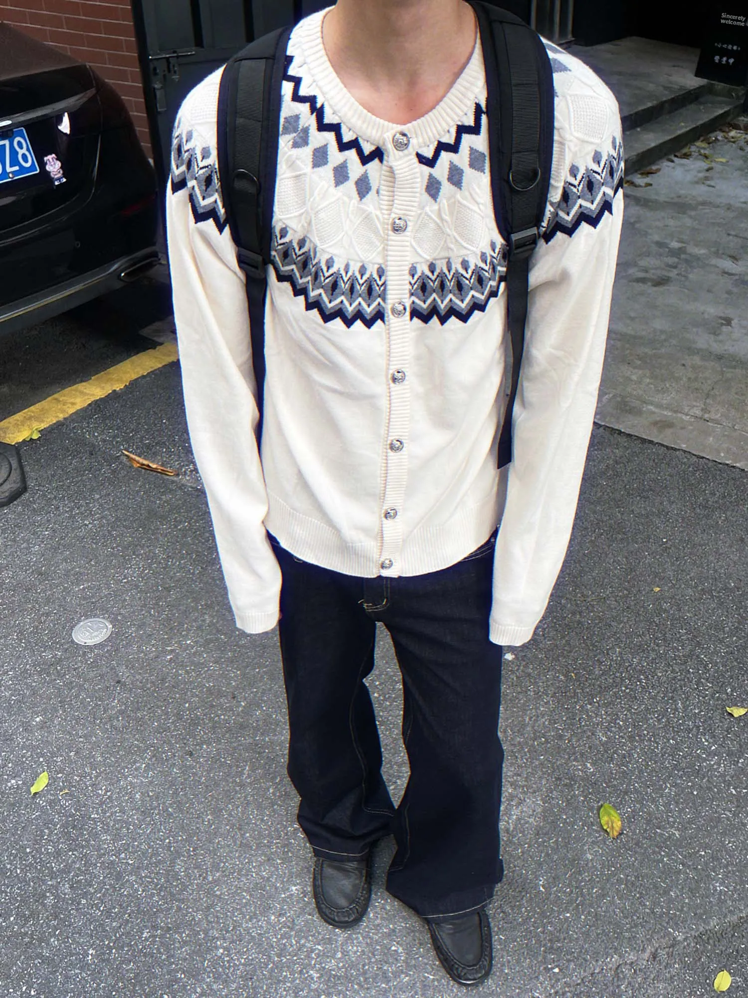 American Retro Fair Isle round Ne Open Cardigan Sweater Men Women Cleanfit High Sensation Casual Couple Knitted Outerwear
American Retro Fair Isle round Ne Open Cardigan Sweater Men Women Cleanfit High Sensation Casual Couple Knitted Outerwear