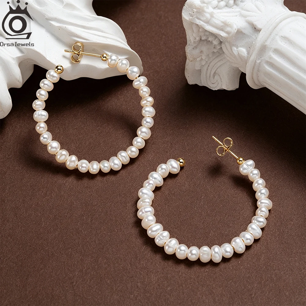 Effie Queen Freshwater Natural Pearl Beaded Hoop Earrings Simple 925 Sterling Silver Circle Round Hoop Ear Vintage Jewelry GPE69
Effie Queen Freshwater Natural Pearl Beaded Hoop Earrings Simple 925 Sterling Silver Circle Round Hoop Ear Vintage Jewelry GPE69