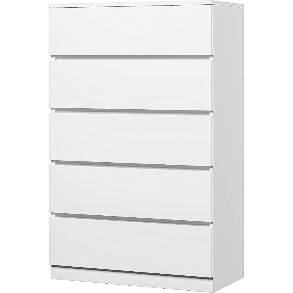 5 Drawer Dresser for Bedroom,Wooden Tall for Closet, Modern Chest for Bedroom Storage Cabinet for Living Room,27.6 in, White
5 Drawer Dresser for Bedroom,Wooden Tall for Closet, Modern Chest for Bedroom Storage Cabinet for Living Room,27.6 in, White