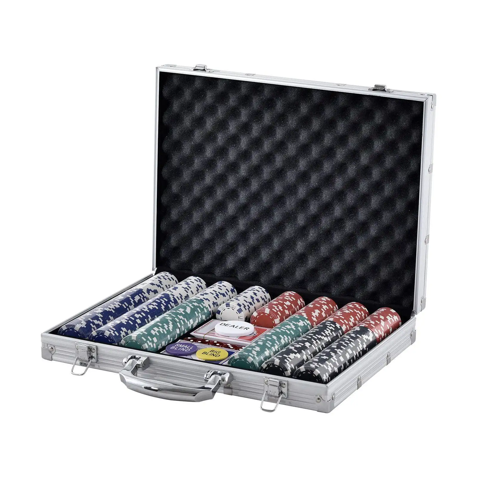 Poker Chip Set, 500-Piece Poker Set, Complete Poker Playing Game Set with Aluminum Carrying Case, 11.5 Gram Casino Chips
Poker Chip Set, 500-Piece Poker Set, Complete Poker Playing Game Set with Aluminum Carrying Case, 11.5 Gram Casino Chips