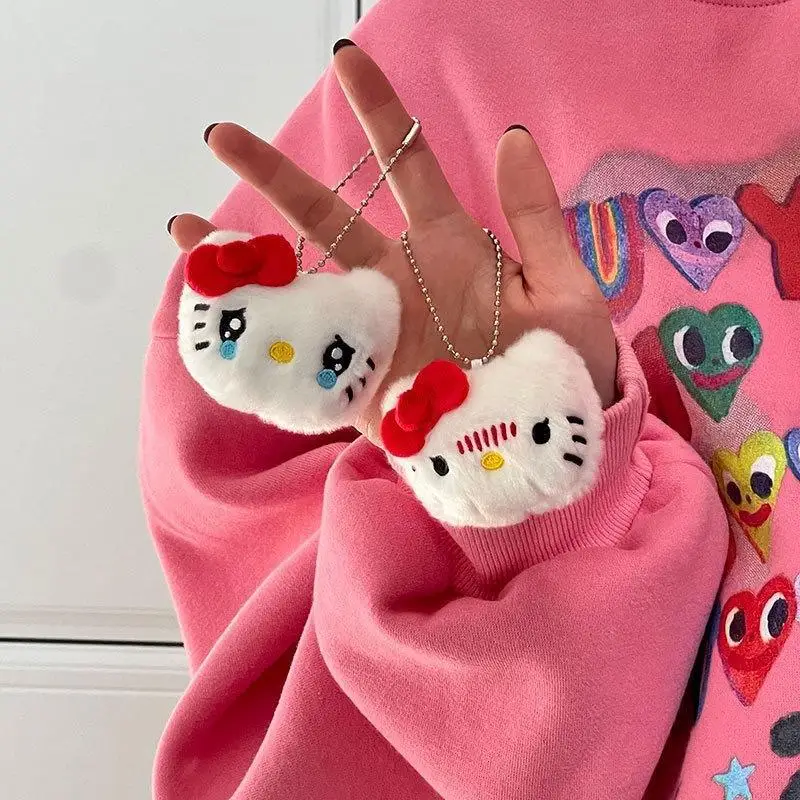 Kawaii Sanrio Hello Kitty Expression мини плюшевый брелок игрушка рюкзак кулон мягкие плюшевые куклы украшение праздничный подарок
Kawaii Sanrio Hello Kitty Expression мини плюшевый брелок игрушка рюкзак кулон мягкие плюшевые куклы украшение праздничный подарок