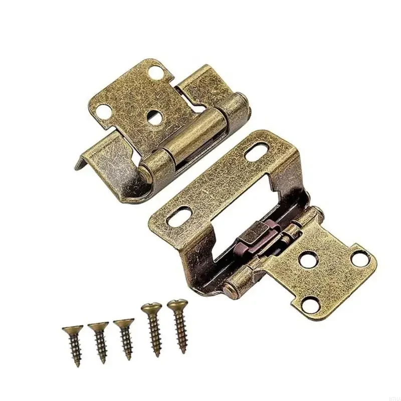 Pack of 2 Multipurpose Antique Steel Hinges for Kitchen Cabinet Door 1/2Inch Overlays Closing Half Hide Designs Y5GB
Pack of 2 Multipurpose Antique Steel Hinges for Kitchen Cabinet Door 1/2Inch Overlays Closing Half Hide Designs Y5GB